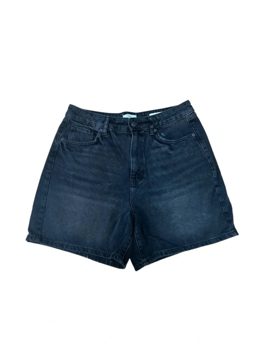 Forever 21‎ Black Denim 90s Fit Jean Shorts Womens 30